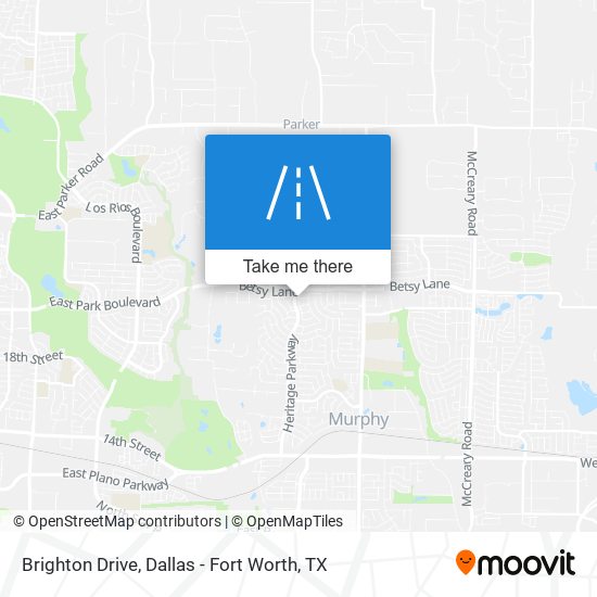 Brighton Drive map