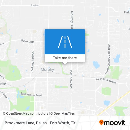Brookmere Lane map