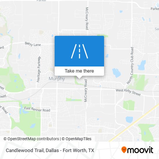 Candlewood Trail map