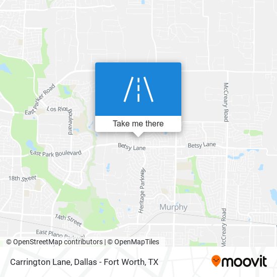 Carrington Lane map