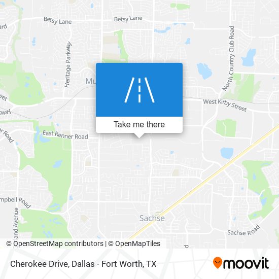 Cherokee Drive map