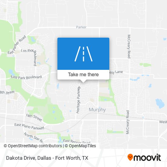 Mapa de Dakota Drive