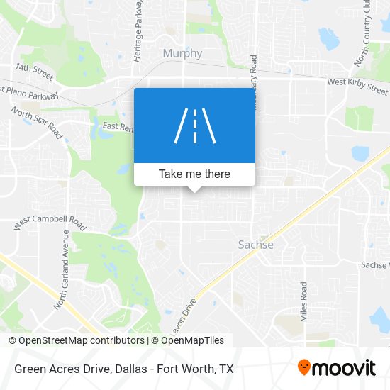 Green Acres Drive map