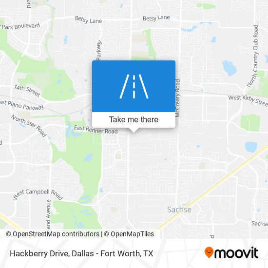 Hackberry Drive map