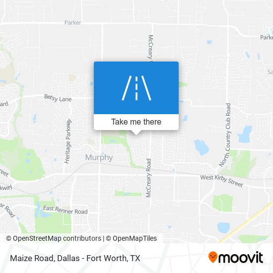 Mapa de Maize Road