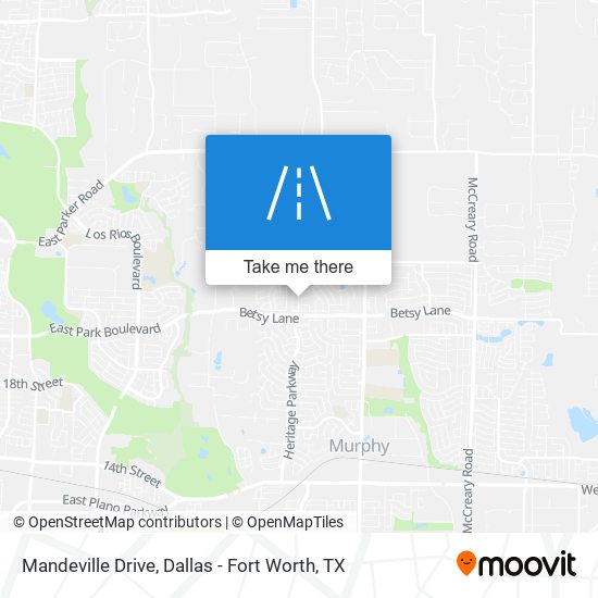 Mandeville Drive map