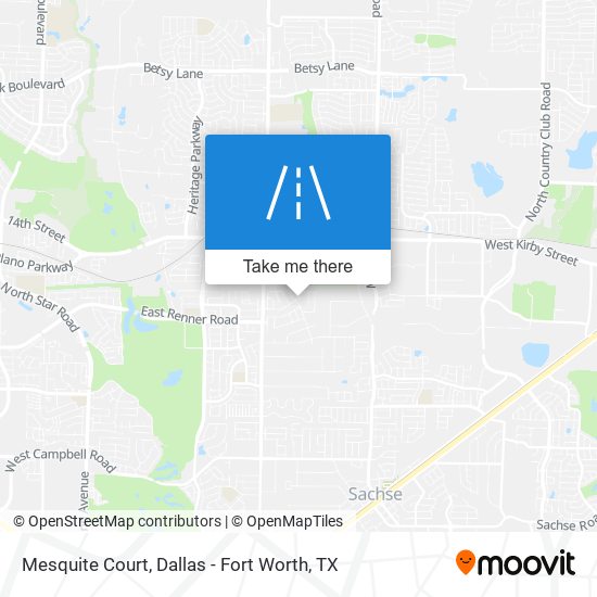 Mesquite Court map