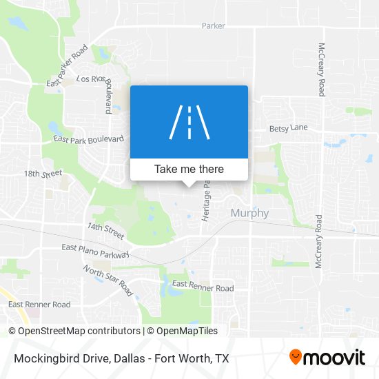 Mockingbird Drive map