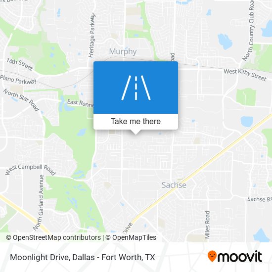 Moonlight Drive map