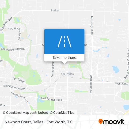 Mapa de Newport Court