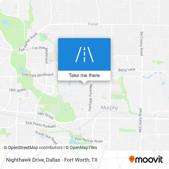 Nighthawk Drive map