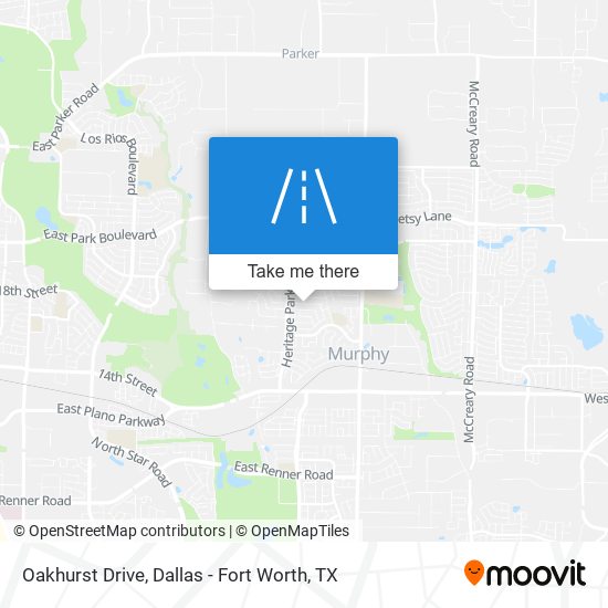 Oakhurst Drive map
