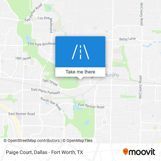 Paige Court map