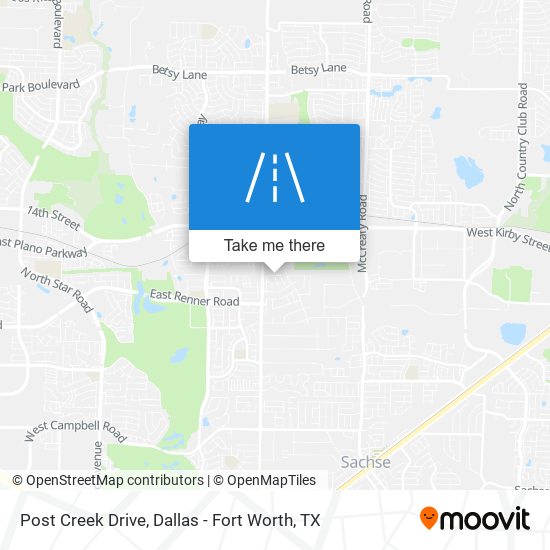 Post Creek Drive map