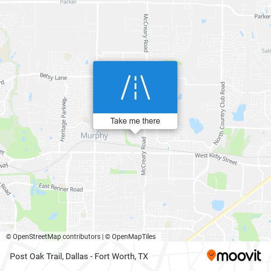 Mapa de Post Oak Trail