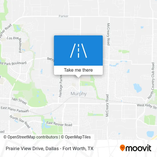 Prairie View Drive map
