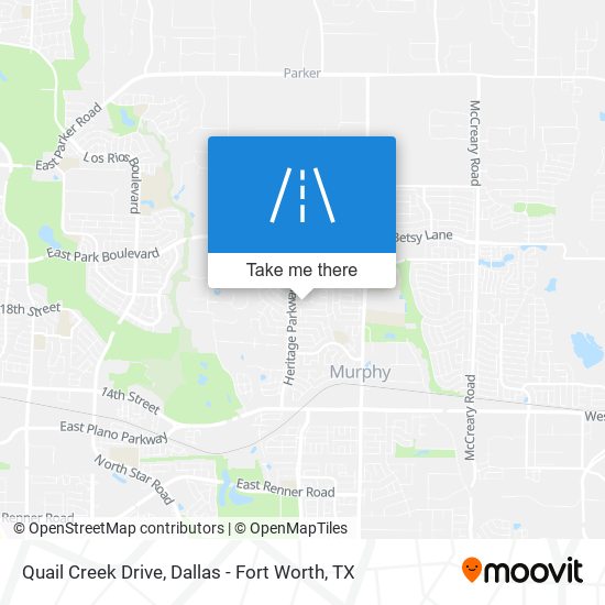 Quail Creek Drive map