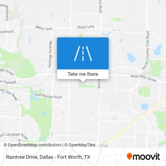 Raintree Drive map