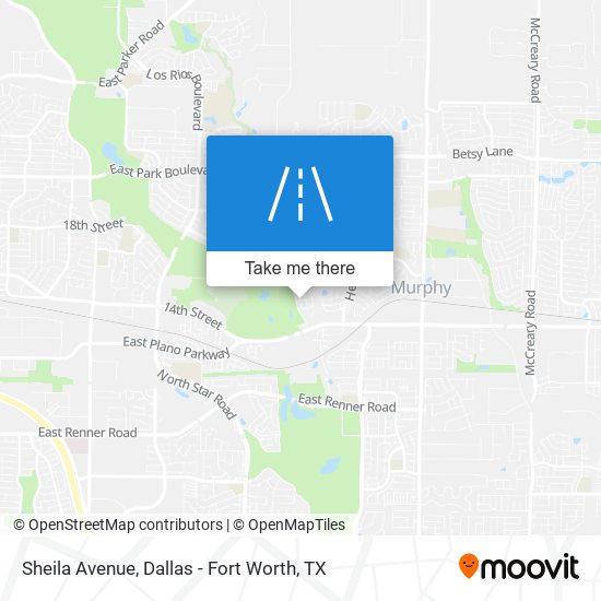 Sheila Avenue map