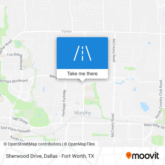 Sherwood Drive map