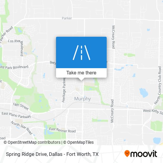 Spring Ridge Drive map