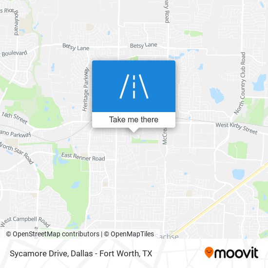 Sycamore Drive map