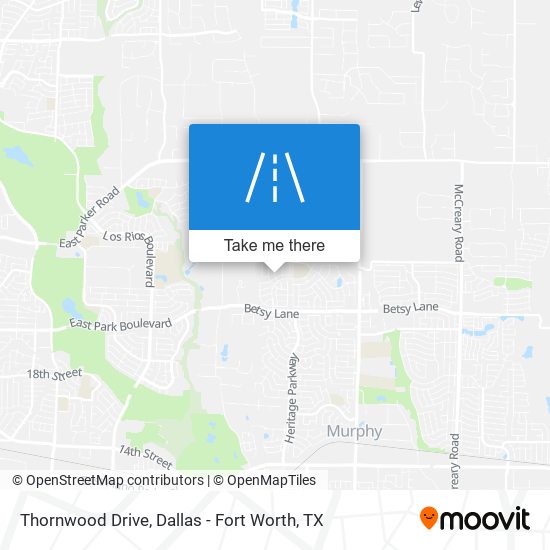 Thornwood Drive map