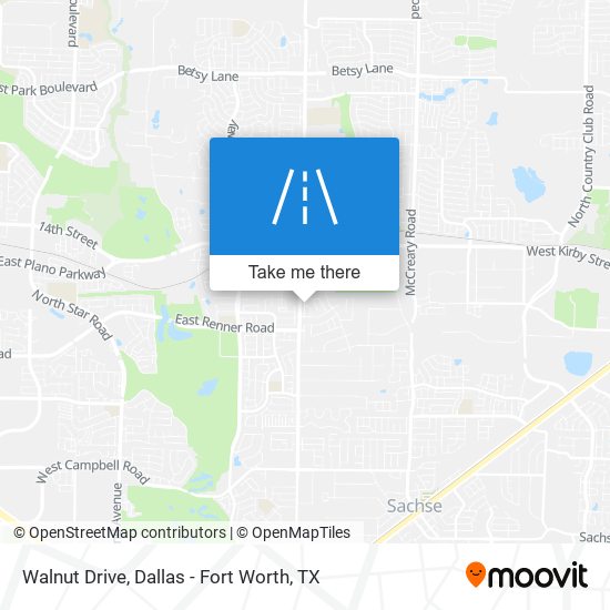 Walnut Drive map