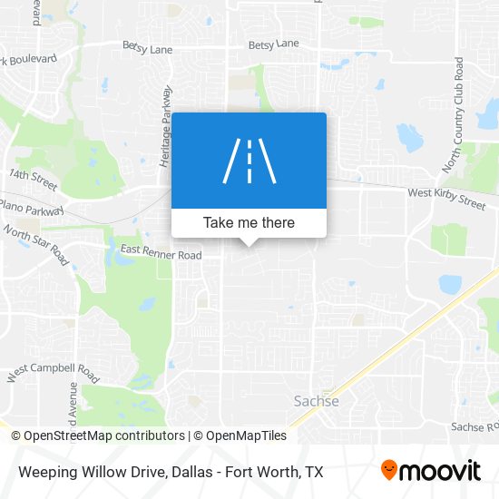 Mapa de Weeping Willow Drive