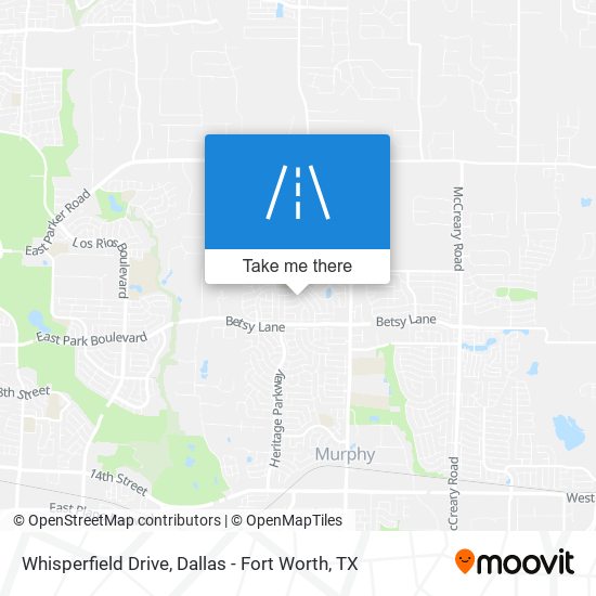 Mapa de Whisperfield Drive