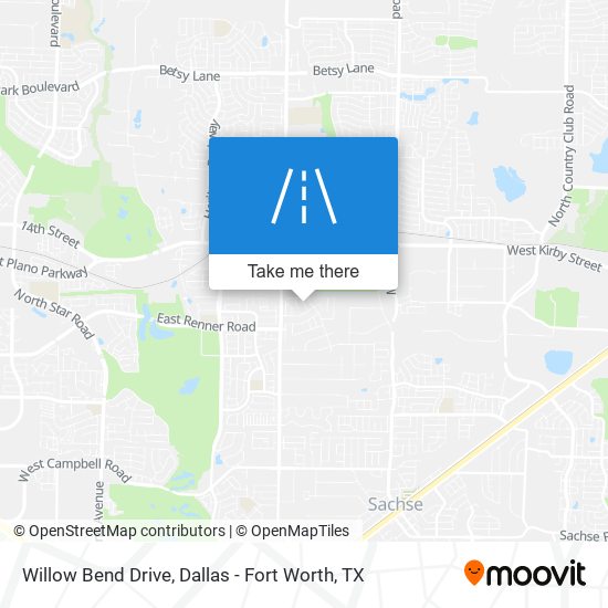 Willow Bend Drive map