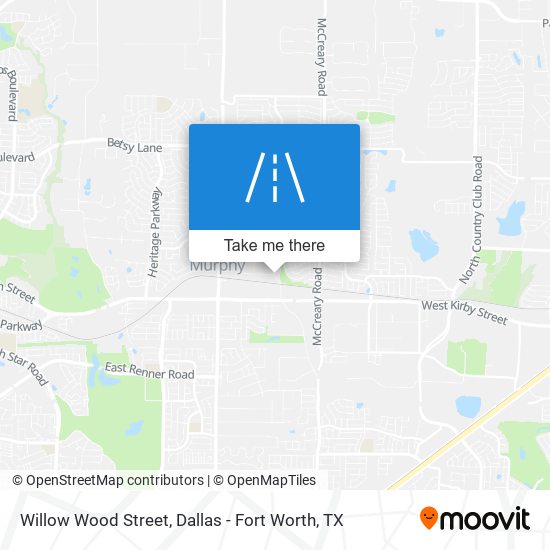 Mapa de Willow Wood Street