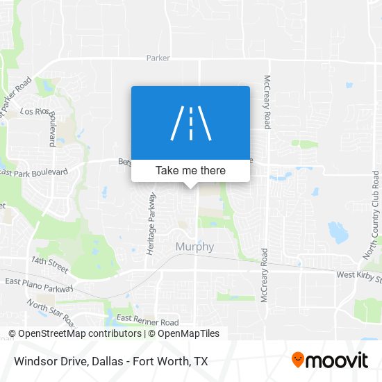 Mapa de Windsor Drive