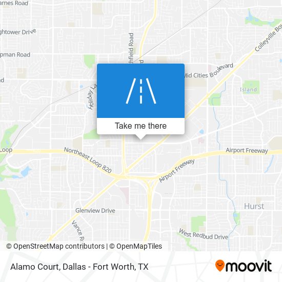 Alamo Court map