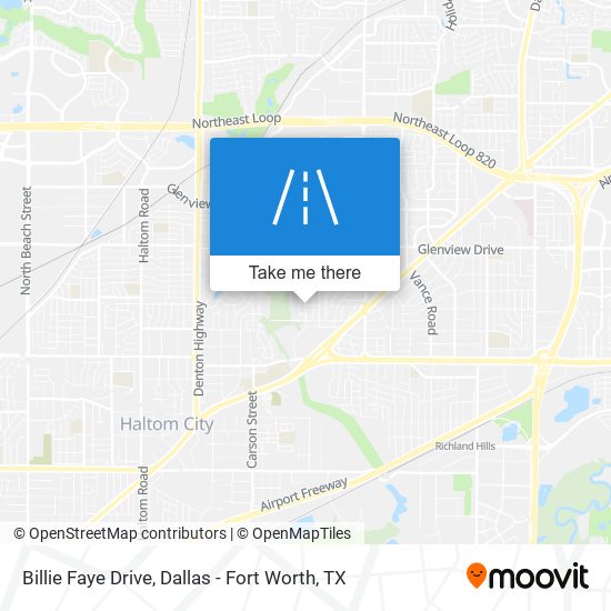 Billie Faye Drive map