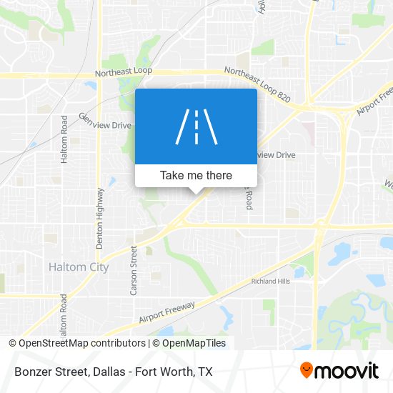 Mapa de Bonzer Street
