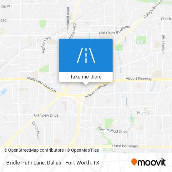 Bridle Path Lane map