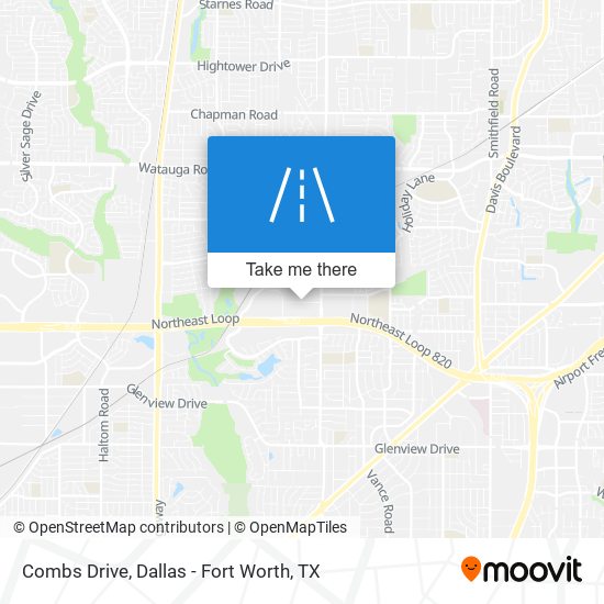 Combs Drive map