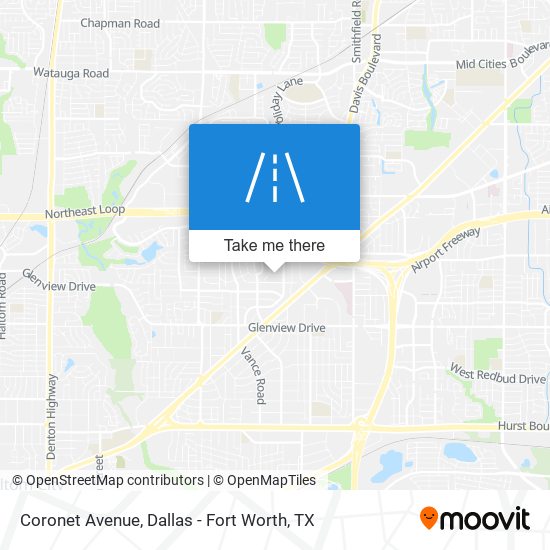 Coronet Avenue map