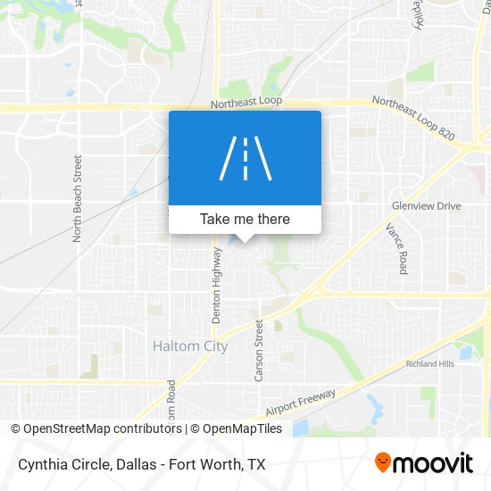 Cynthia Circle map