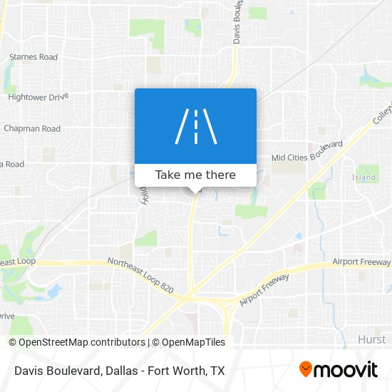 Davis Boulevard map