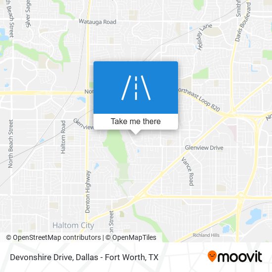 Mapa de Devonshire Drive