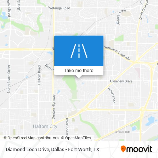 Diamond Loch Drive map