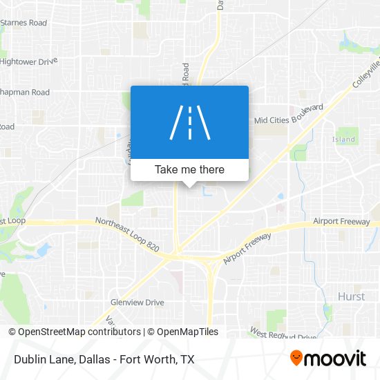 Dublin Lane map