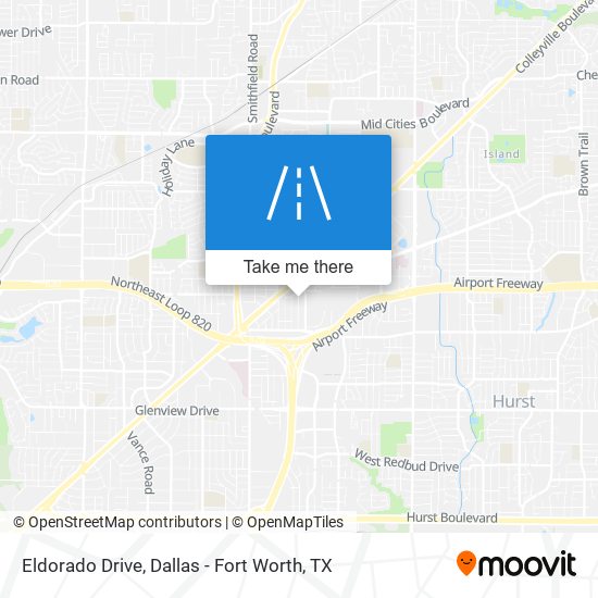 Eldorado Drive map