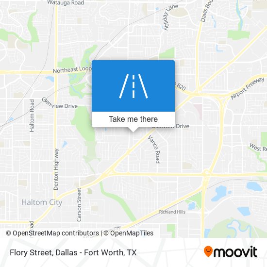Flory Street map
