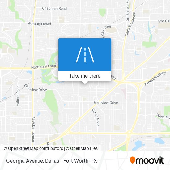 Georgia Avenue map
