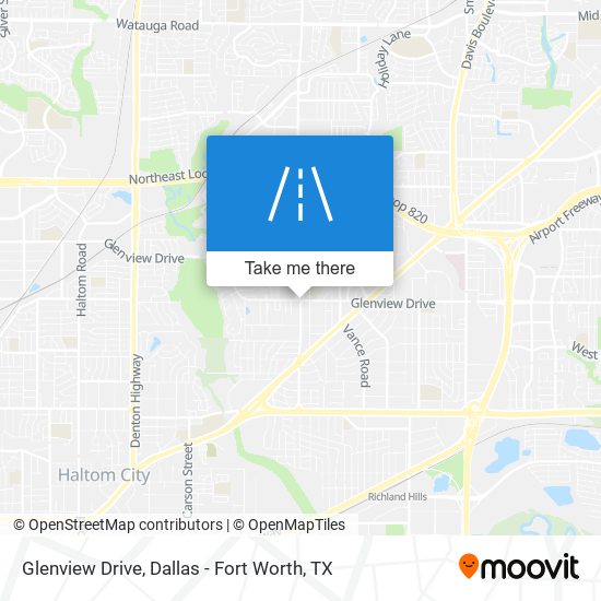 Glenview Drive map