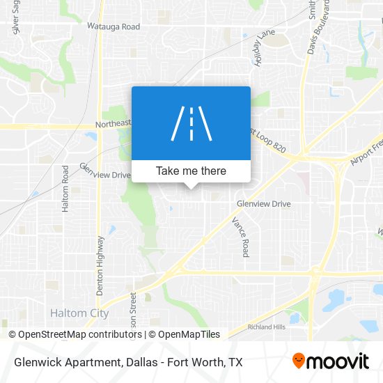Glenwick Apartment map