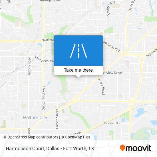 Mapa de Harmonson Court